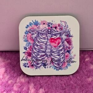 Beauty Come from Within‎ Handmade Square Refrigerator Magnet